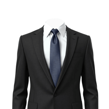 A suit and tie on a mannequin png
