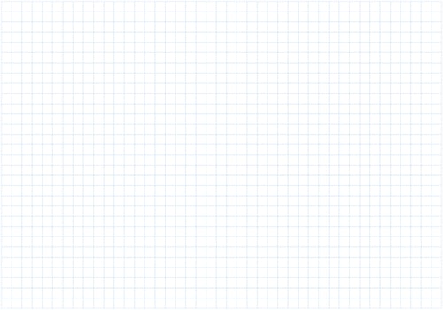 Squared wide blue grid paper. Mathematics seamless pattern. Notebook sheet blank. Typography template for making production for school. Education background mockup. Blue grid texture on white backdrop vector