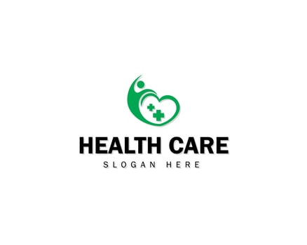 Health life logo design unique concept Premium illustration vector