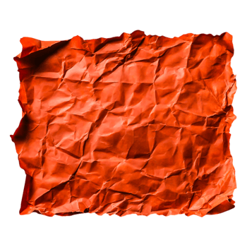 Crumpled Red Paper Texture for Backgrounds and Creative Design Projects png