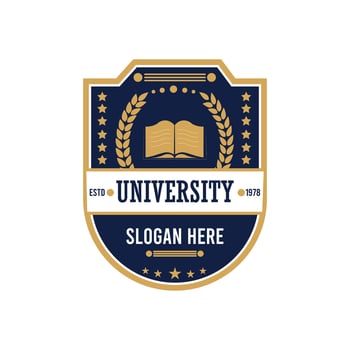 Prestigious Academic Excellence Emblem for Universities and Educational Institutions Badge Design Icon Logo vector