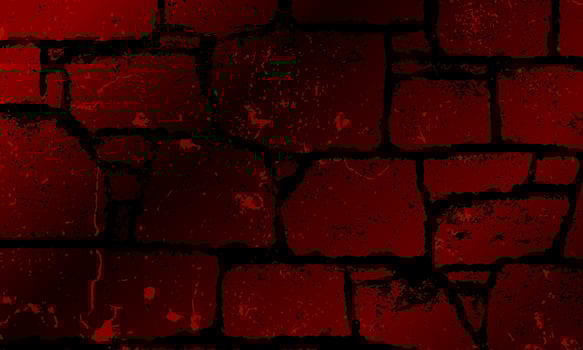 Textures of stone walls background. masonry from rock bricks and blocks, ancient building exterior. dark red wall. vector