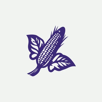 Sprouts vegetable logo vector