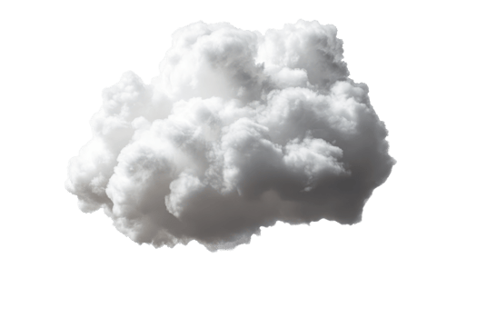 Soft cloud against clear sky png