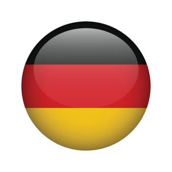 Germany country round icon flag illustration vector