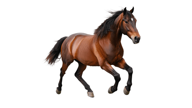 Horse galloping in open field during daylight png