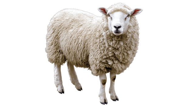 Sheep standing in a grassy field during daylight transparent png