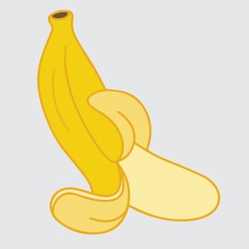 Healthy Banana Bunch Food and Nutrition vector