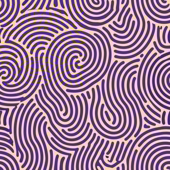 Seamless curved line patterns abstract design graphic art modern aesthetic top-down view unique concept vector