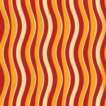 Seamless wavy pattern design digital art abstract environment vibrant colors captivating viewpoint vector