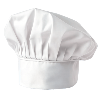 White Professional Chef Hat Cooking png