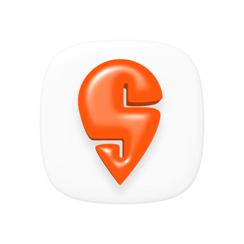 Swiggy 3d app icon with transparent background png