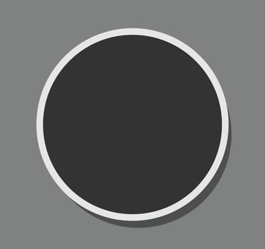 Circle Frames. Blank Frame Template Mockup vector