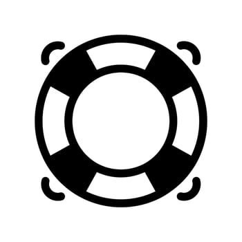 A simple icon that symbolizes lifeline vector