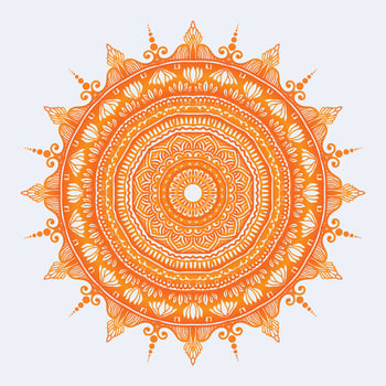 Luxury mandala art vector