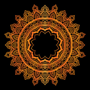 A luxury mandala art vector