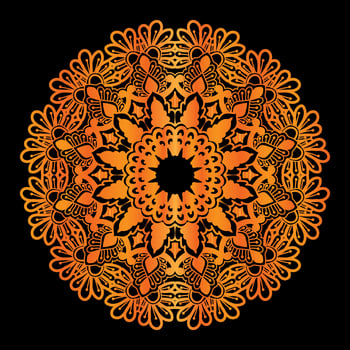 new mandala art vector