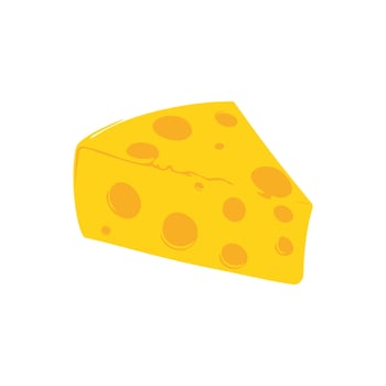 Swiss Cheese with Holes Icon vector