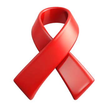 Red Ribbon Symbol Image for Business and Awareness Campaign Projects png