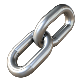 Strong Business Connection, Secure Chain Link for Strength and Unity png