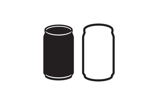Can of beer icon illustration vector