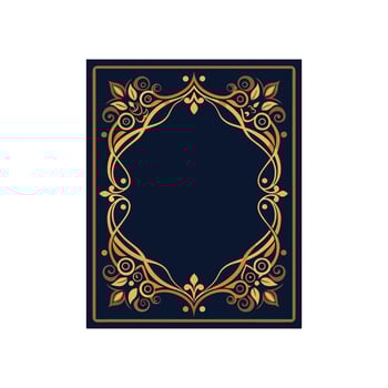Frame of Beauty Intricate Border Illustration Design vector