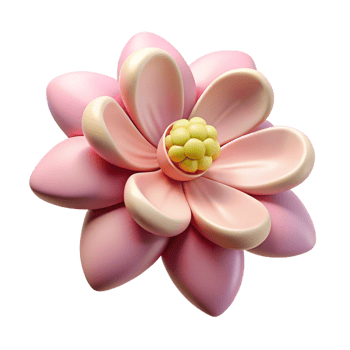 Elegant flower embroidery pattern with detailed stitches png