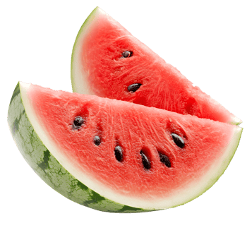 Watermelon slice isolated on transparent background. png