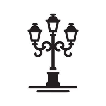 Decorative Public Lamp Post Vectors