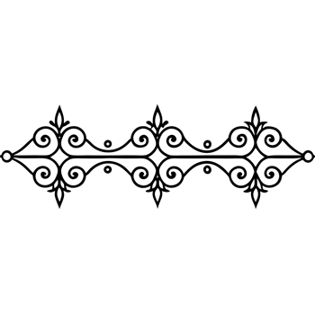 elegant black motif, cutouts png