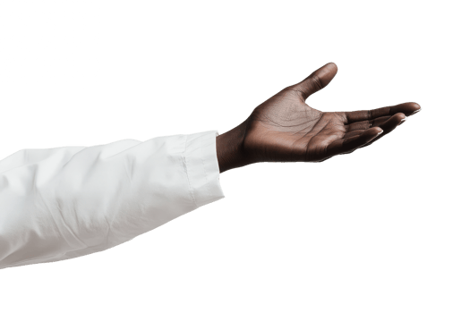 outstretched hand and its symbolic use Brume Shine png