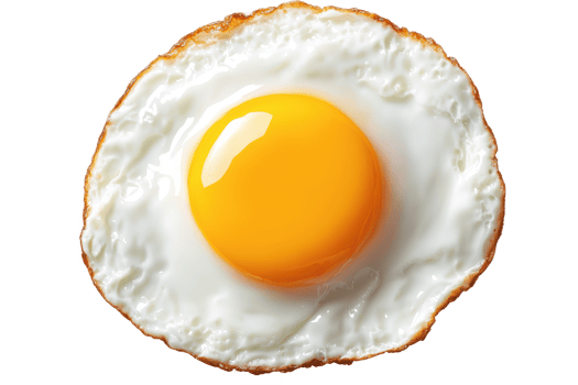 fried egg and its appeal in food photog Celestial Haze png