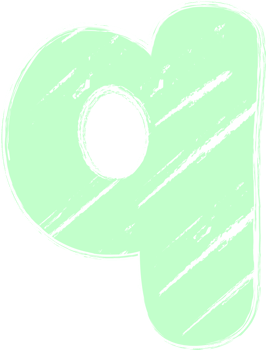 Pastel Hand drawn crayon, Letter q png