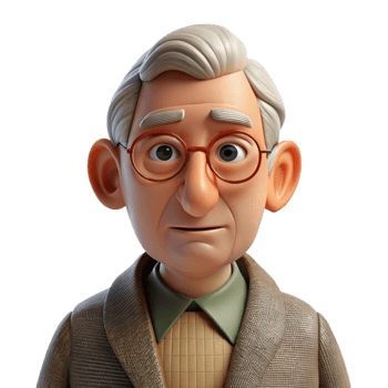 elegant classic vibrant classic Portrait of an elderly man with wrinkled skin and a wise gaze, wearing a tweed jacket and spectacles, low-key Rembrandt lighting, photorealistic, professional high... png