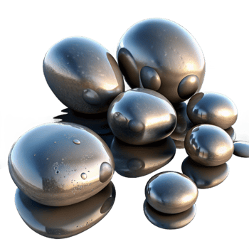 elegant minimalist vibrant artistic A group of pebbles on a beach, wet, reflective surface, natural lighting high resolution 4K png