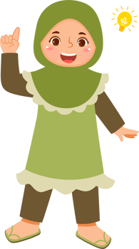 Hijab Girl with Light Bulb png