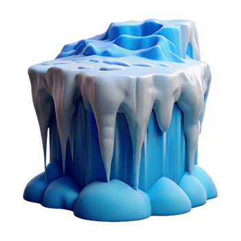 impressive vintage beautiful classic A frozen waterfall cascading down a cliff face, icy blue and white, crisp, sharp focus, winter lighting authentic premium png