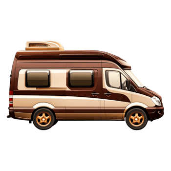 Stylish Brown Recreational Vehicle for Adventurous Road Trips png