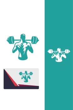 Iron Evolution Muscle Man vector