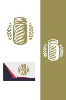 Mellow Jar Pastries jar pastry vector