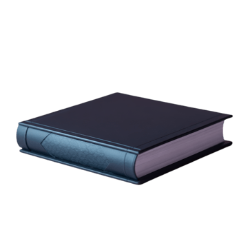 Closed Black Notebook, Minimalist Style, Study Resource png
