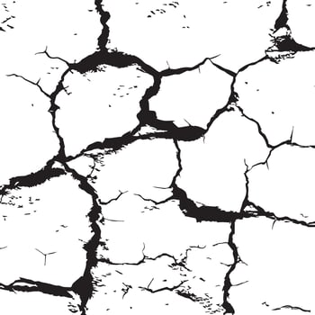 Deep Scratch Grunge Overlay for High-Contrast Designs vector
