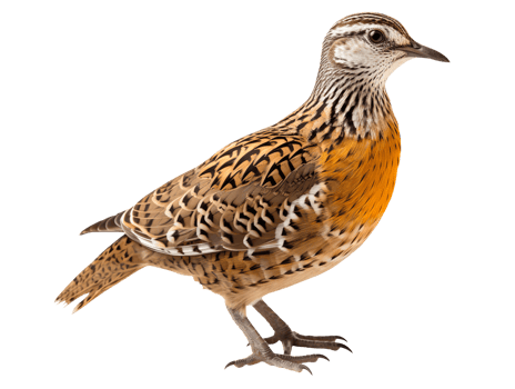 American woodcock isolated on transparent background png