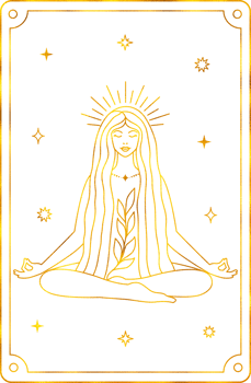 Tarot card temperance. The major arcana of a deck of cards. png