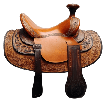 Saddle on White Background on transparent background. png
