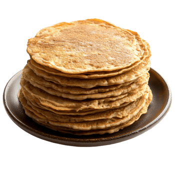 Pancakes Stack Photo on transparent background. png