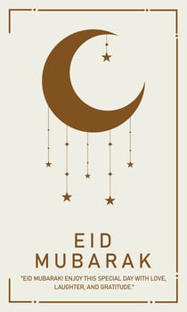 Eid Mubarak luxury Islamic background with decorative ornament, eid Mubarak social media post design template poster vector
