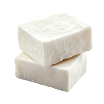 White Soap Bar on White Background on transparent background. png