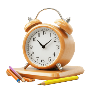Office Hour Workspace Concept on transparent background. png