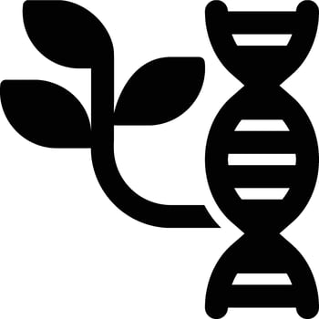 Biology, DNA, Ecology Glyph Solid Icon vector